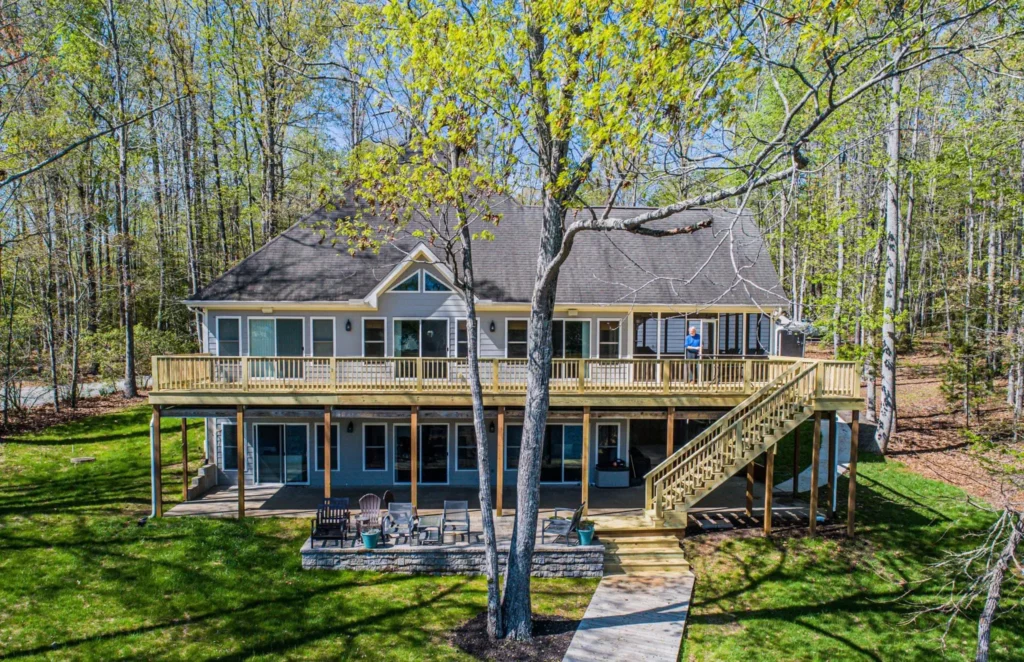 Kenneth Daniel Roofing - deck installation on country home