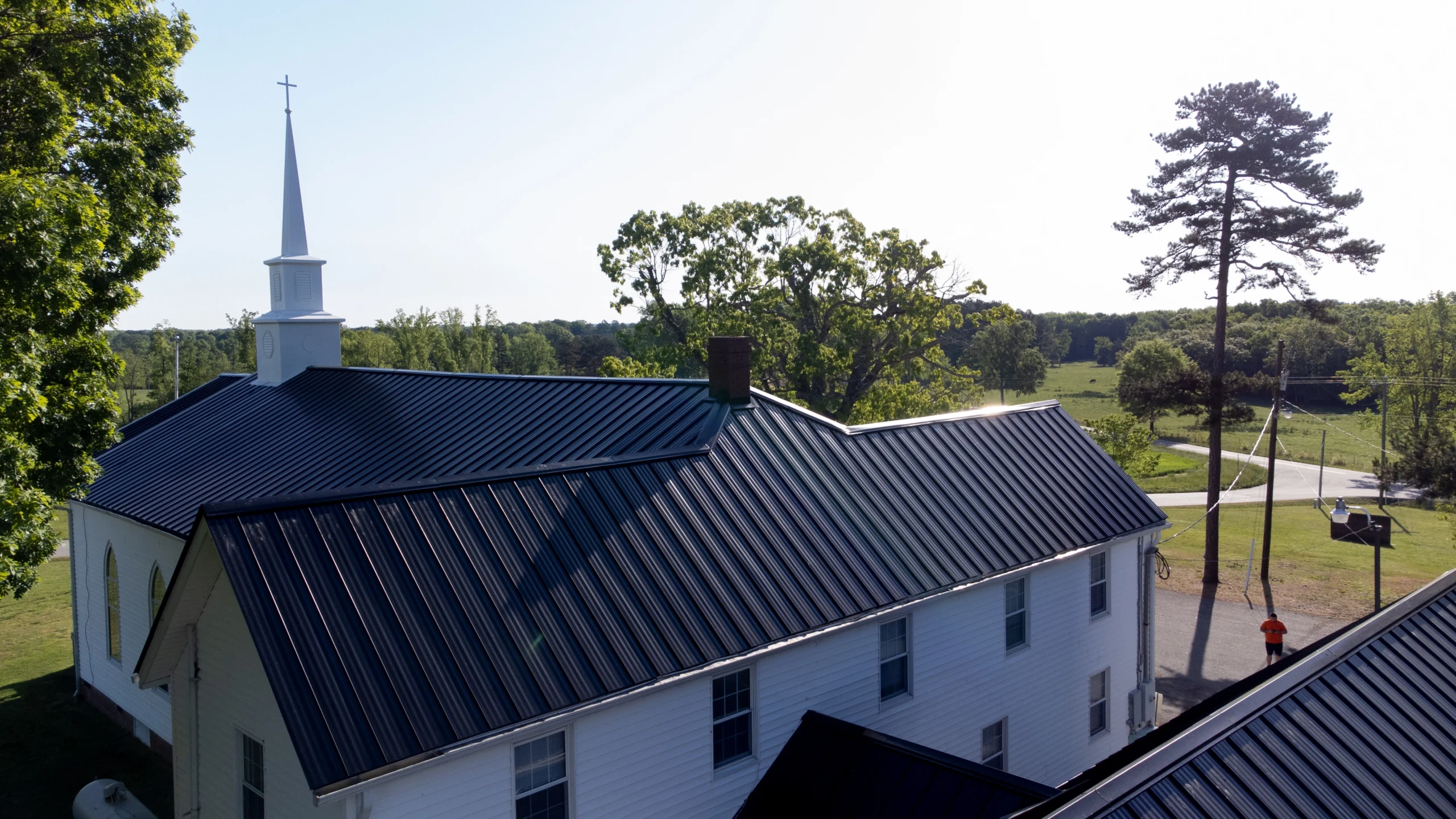 metal church roof