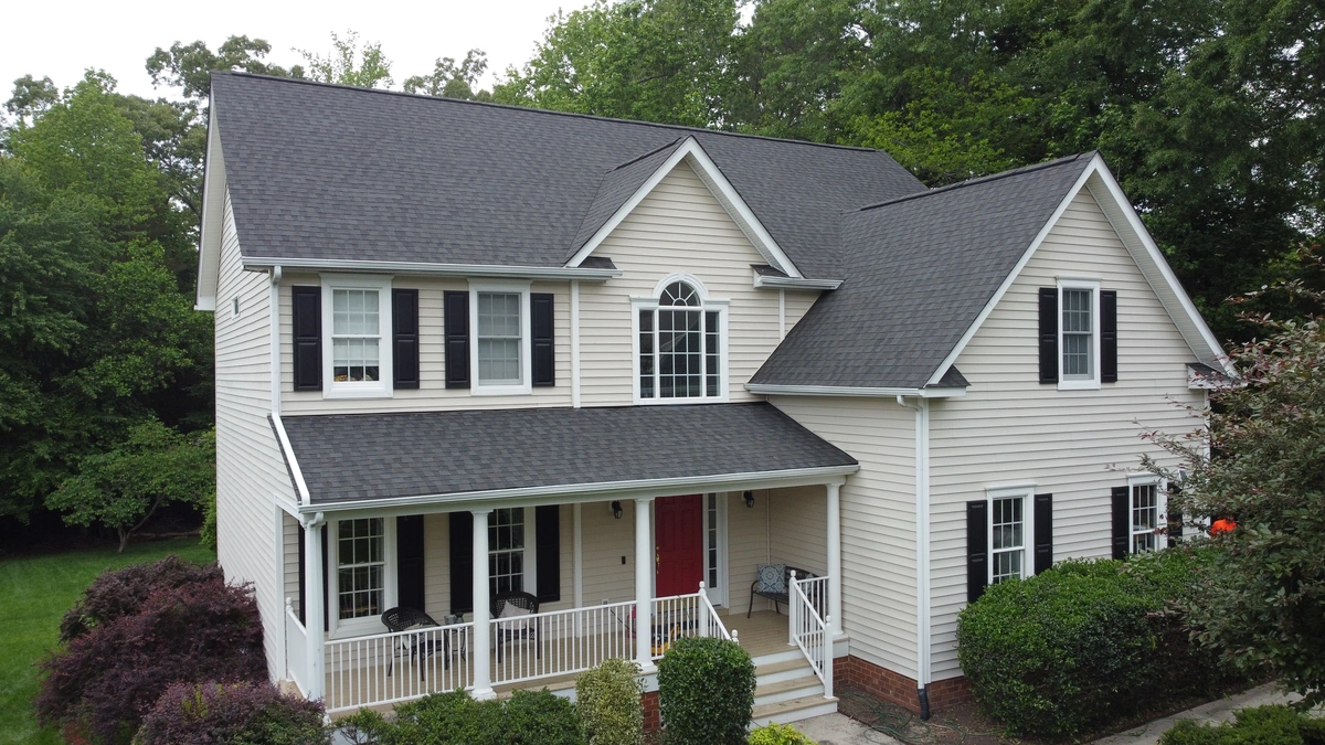 residential with new siding