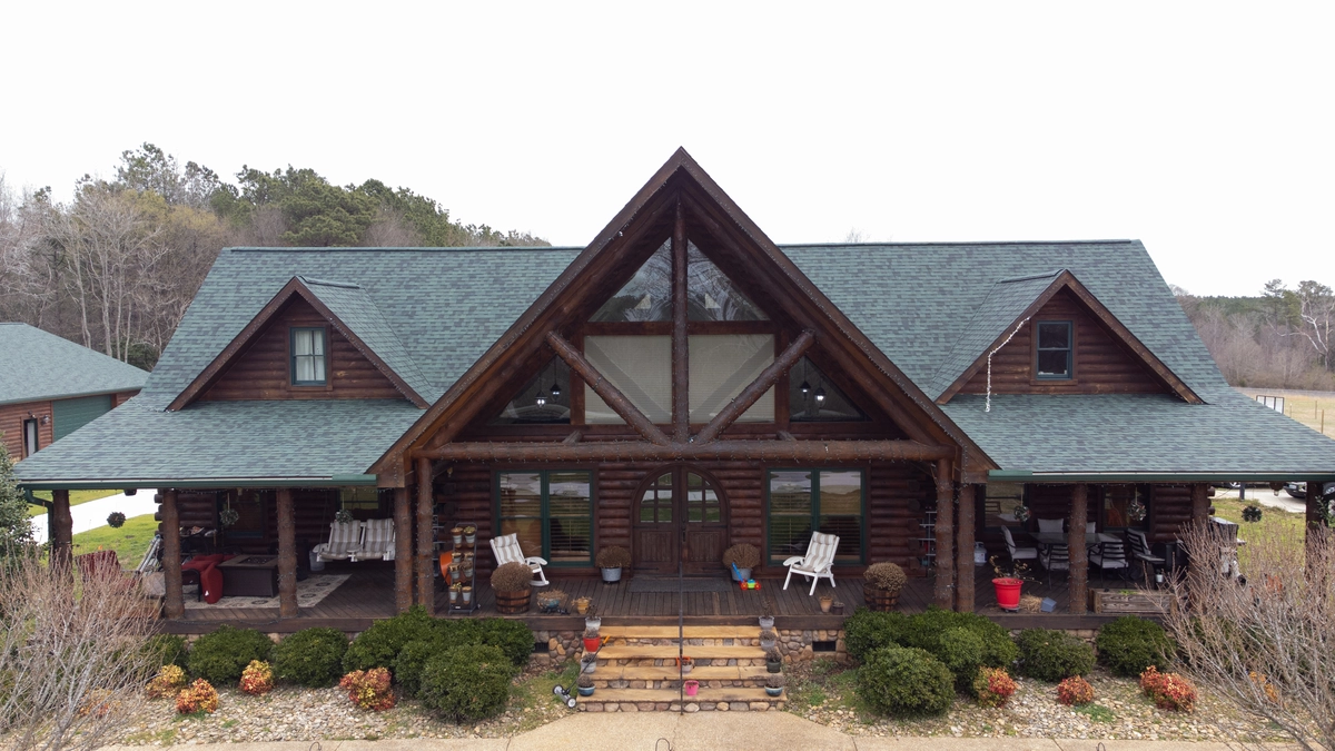 wooden house gutters