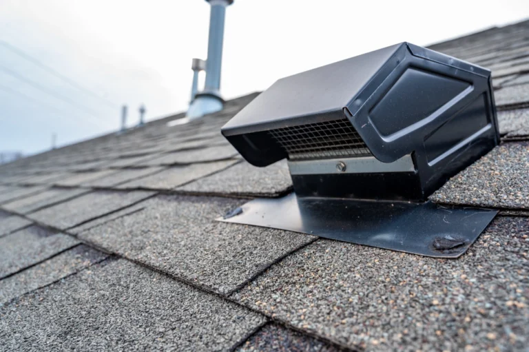 black vent roof