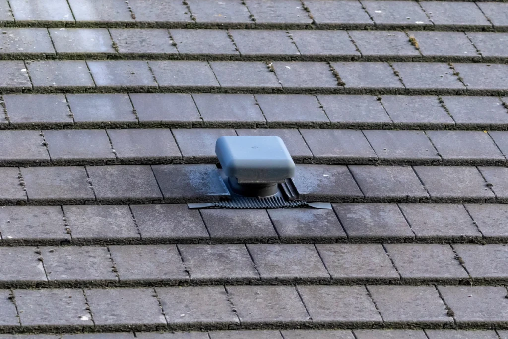 gray roof vent cap