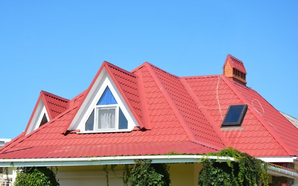 red metal tile roof chase city va