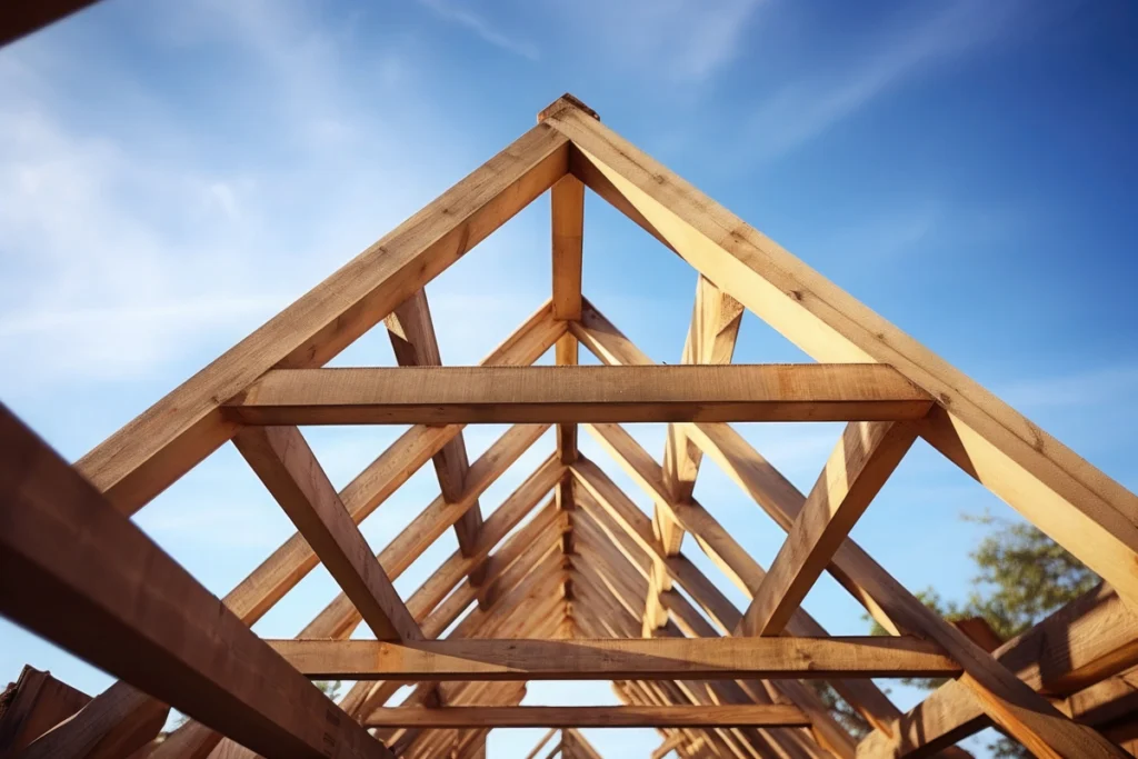 trusses of a roof business