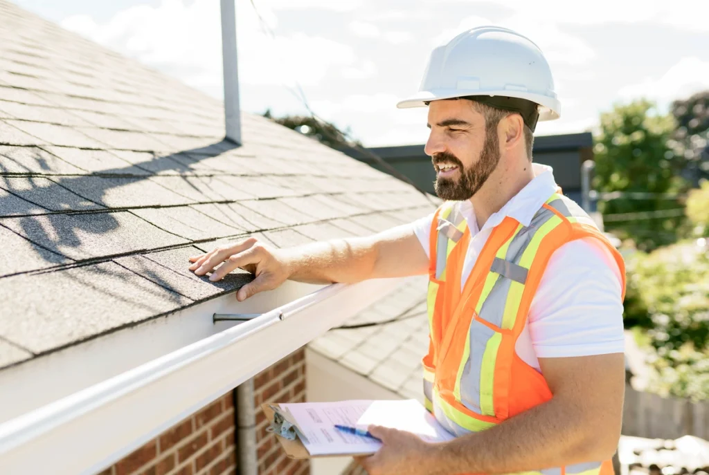 looking at a commercial roof