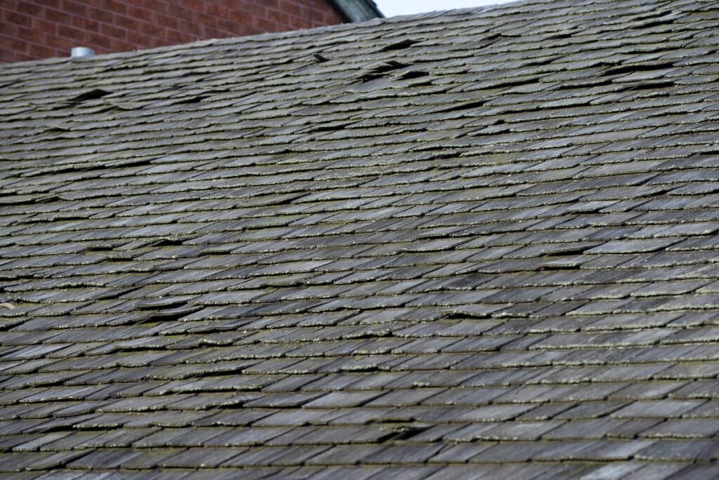Old shingle roof material home roofing building