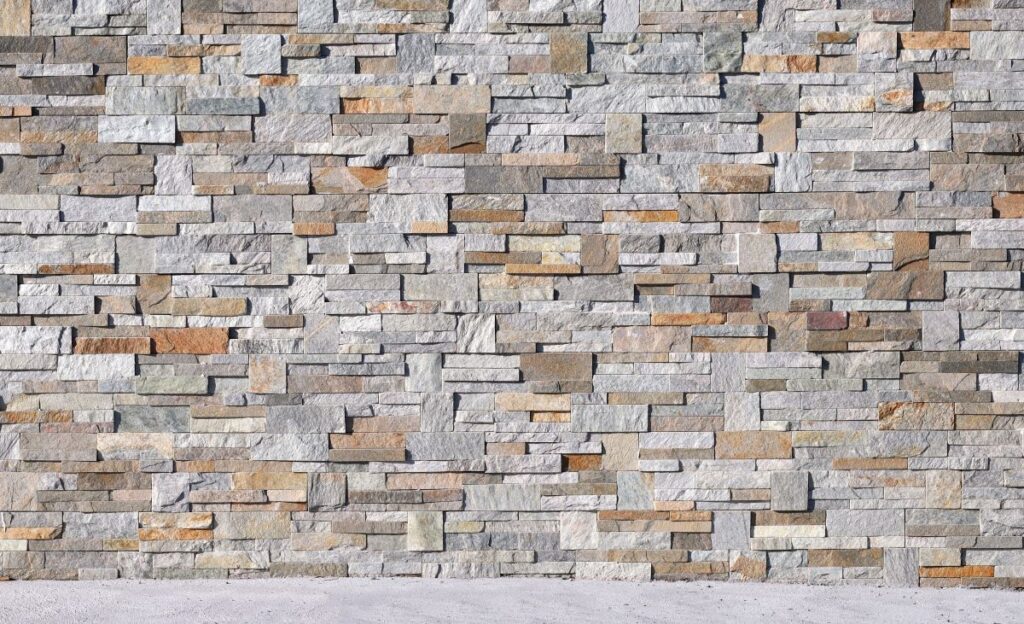 faux stone veneer wall