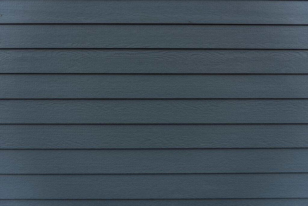 dark grey horizontal siding