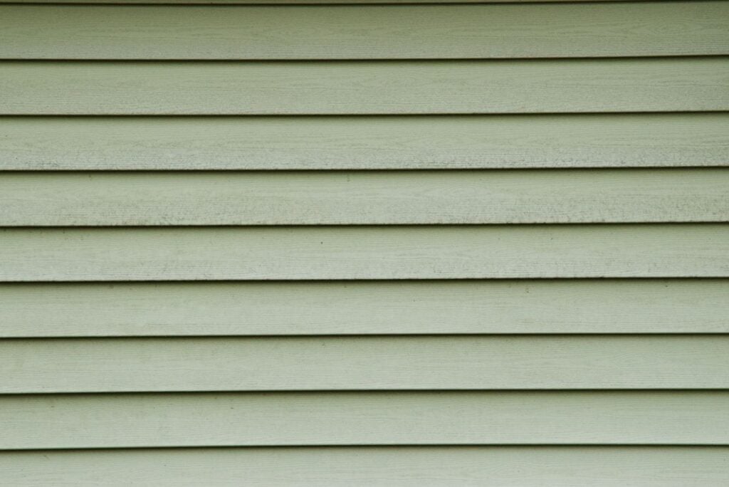 green siding