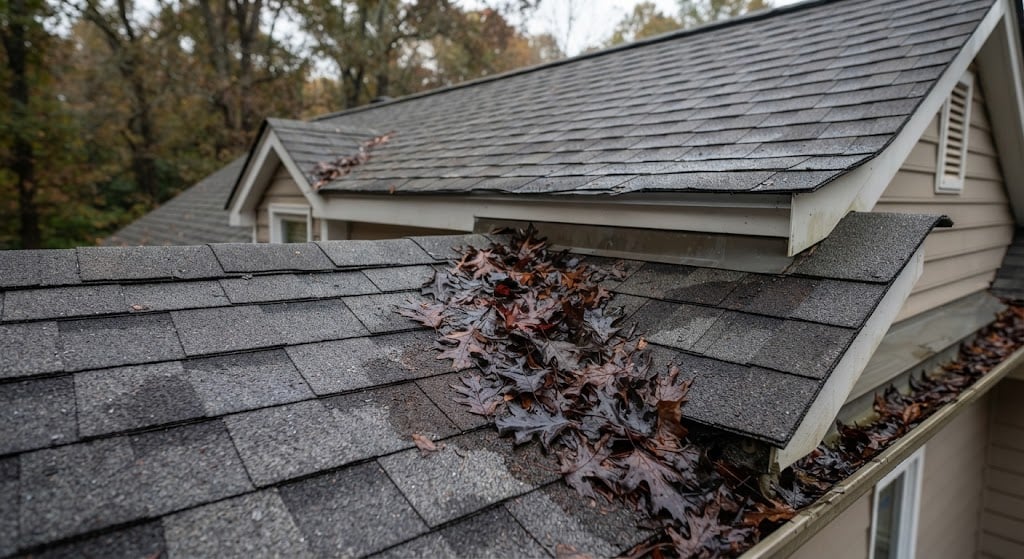 Falling leaves & roof leaks